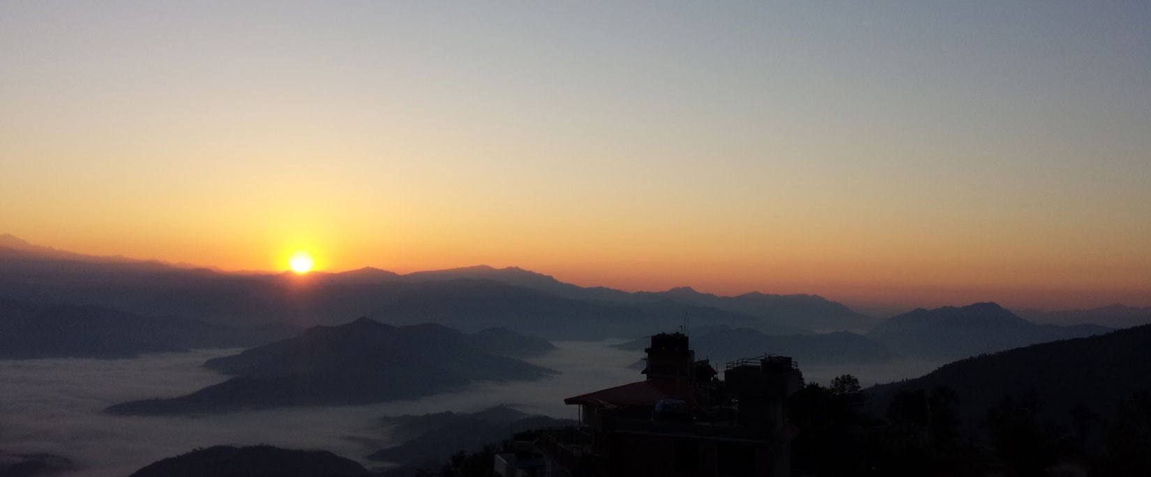 Sunrise view from Nagarkot